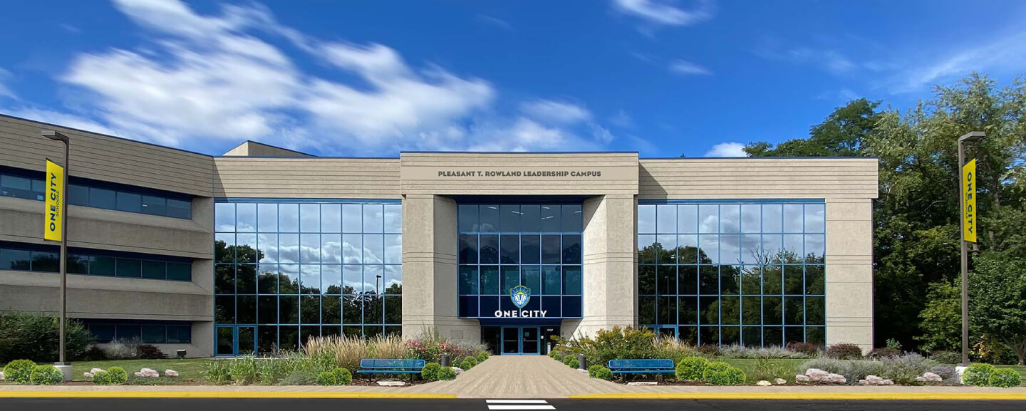 Pleasant T. Rowland Leadership Campus Front Door
